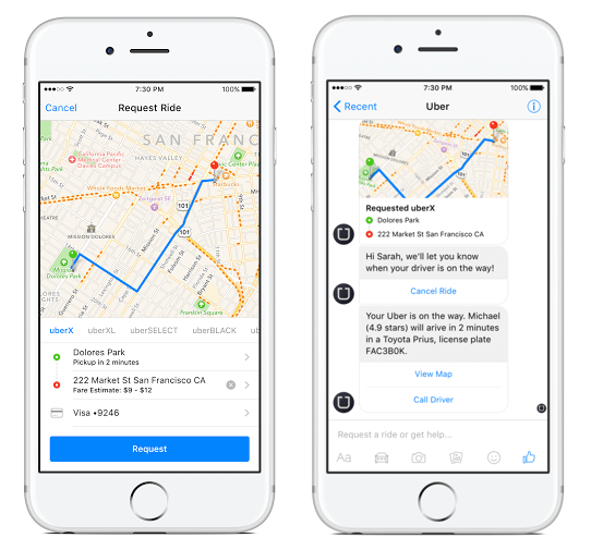 Uber-Chatbot-application